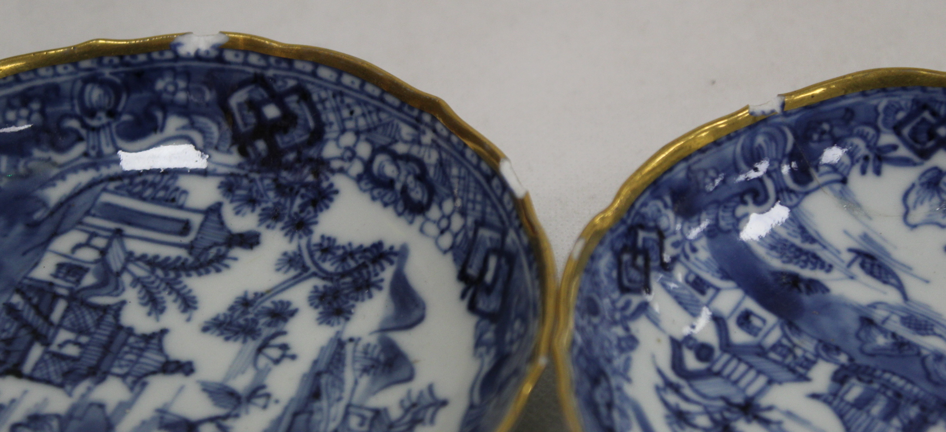18th century Chinese blue and white porcelain teapot of reeded cylindrical form with entwined - Image 10 of 21