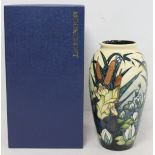 Modern Moorcroft Pottery "Lamia" pattern vase of ovoid form, designed by Rachel Bishop, impressed