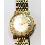 Gent's Omega Seamaster Automatic rolled gold bracelet watch, c. 1965.