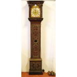 Claude Duchesne (1690 - 1730) Queen Anne/George I tortoiseshell eight day striking longcase clock,