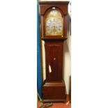 Late 18th/early 19th century Scottish mahogany eight day longcase clock by Allan Fowlds of