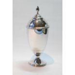 Silver caster of vase shape, 1934, 178g or 5½oz.