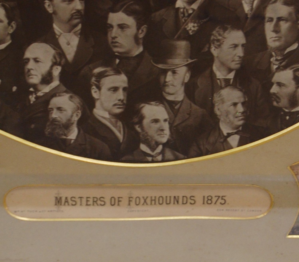 WH Tuck & Co., London 'Masters of Foxhounds 1875' Photogravure, 61.5cm x 48cm, in a gilt frame. - Image 2 of 7