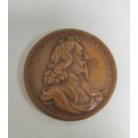 Britain. Bronze 17th century Charles I Memorial medal by James & Norbert Roettier and struck at
