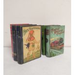 Five antique novelty pictorial tins in the form of books to include two for Lyons Assorted Toffees