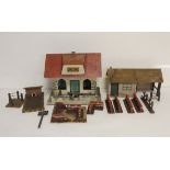 Large quantity of Britains Ltd lead farmyard toys consisting of farmyard animals and labourers. Also