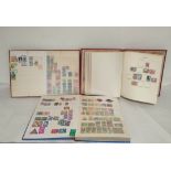 British Commonwealth- three well filled postage stamp albums, comprising of British Commonwealth