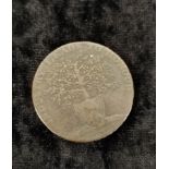 Scarce 1796 halfpenny trade token issued by J. Morse of Newent Gloucestershire. The obverse shows