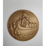 USA. Bronze Detroit's 250th Anniversary medal by Rene P Chambellan and struck by the Medallic Art Co