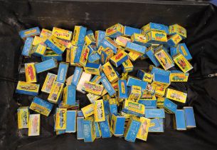 Large collection of vintage 1960s/1970s boxed Matchbox model cars to include Matchbox Superfast