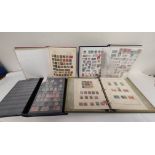 USA- Four well filled collector's postage stamp albums comprising of 19th & 20th century issues to