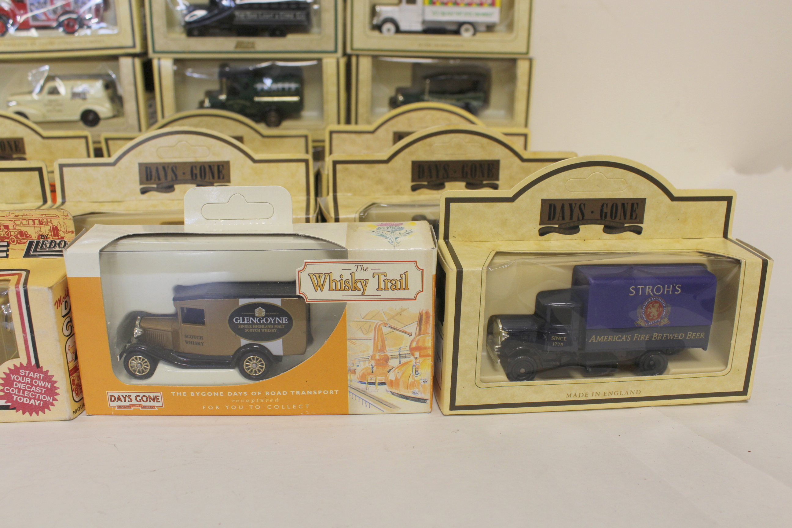 Collection of 30 boxed Lledo Days Gone collector's cars to include Bygone Day's Whisky Trail. - Image 3 of 7