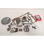 Collection of bronze and iron artifacts dating from the Roman to the 20th century. To include a