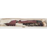 Vintage Wrenn Railways 00 gauge maroon British Railways "Duchess of Hamilton" 46229 locomotive and