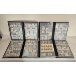 Four well filled collector's postage stamp albums comprising of Polish, Russian, German and other