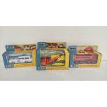 Three vintage boxed Matchbox Kingsize model vehicles to include a Mercury Police Car K-23,