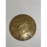 USA. Bronze Abraham Lincoln 1809-1909 Centennial medal by Davison's Philadelphia. OBV bust of