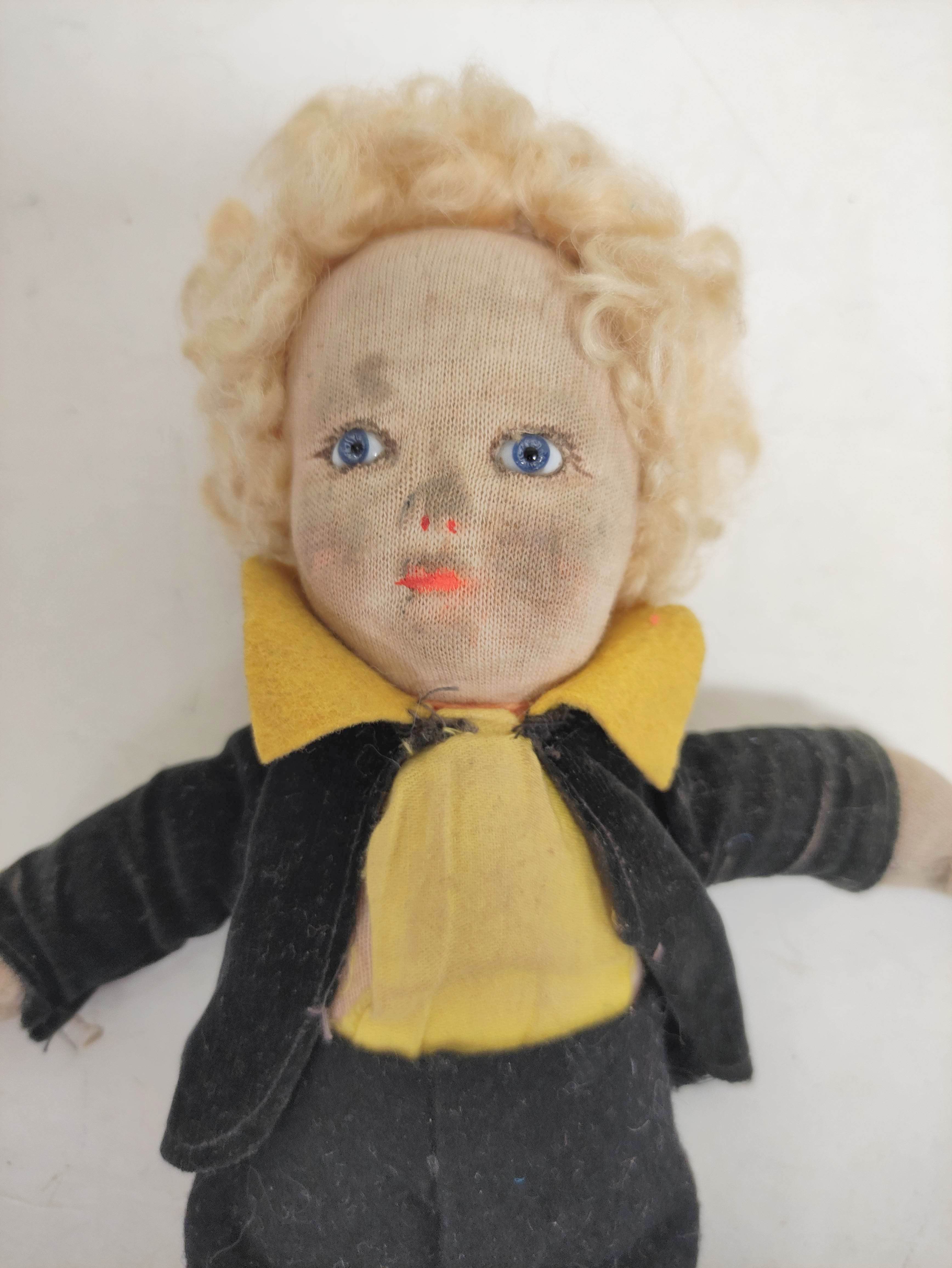 Vintage Chad Valley Hygienic Toys fabric child's doll. - Image 2 of 4