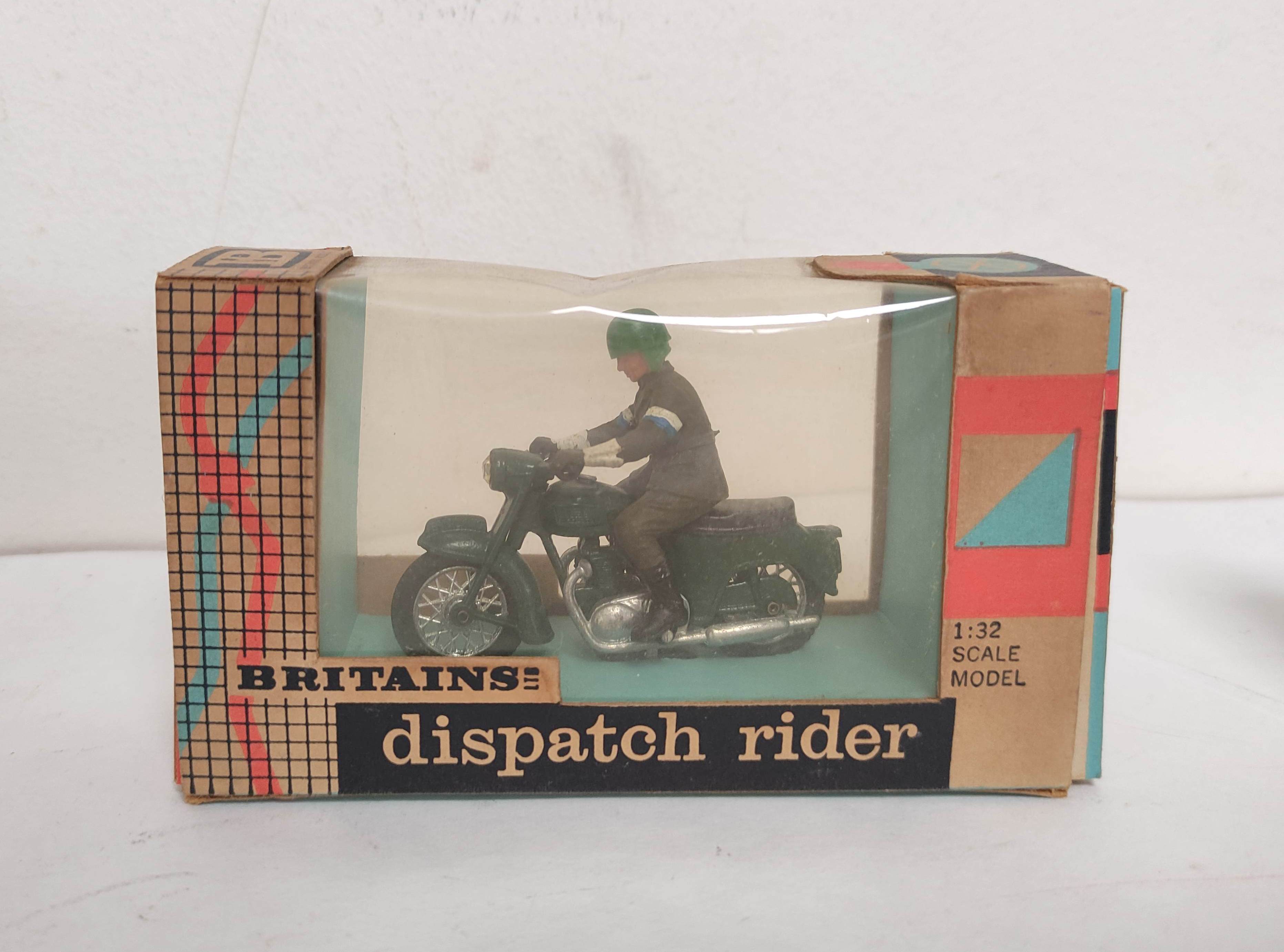 Three boxed vintage 1960s 1:32 scale Britains Ltd motorcyclist figures to include a Honda-Benly - Image 3 of 6