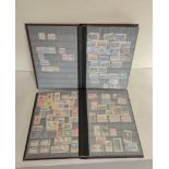 USA. Two well filled collector's postage stamp albums containing American postage stamps arranged in