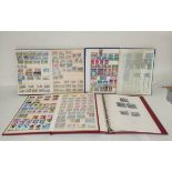 British Channel Islands / Isle of Man- Four postage stamp albums comprising of British regional