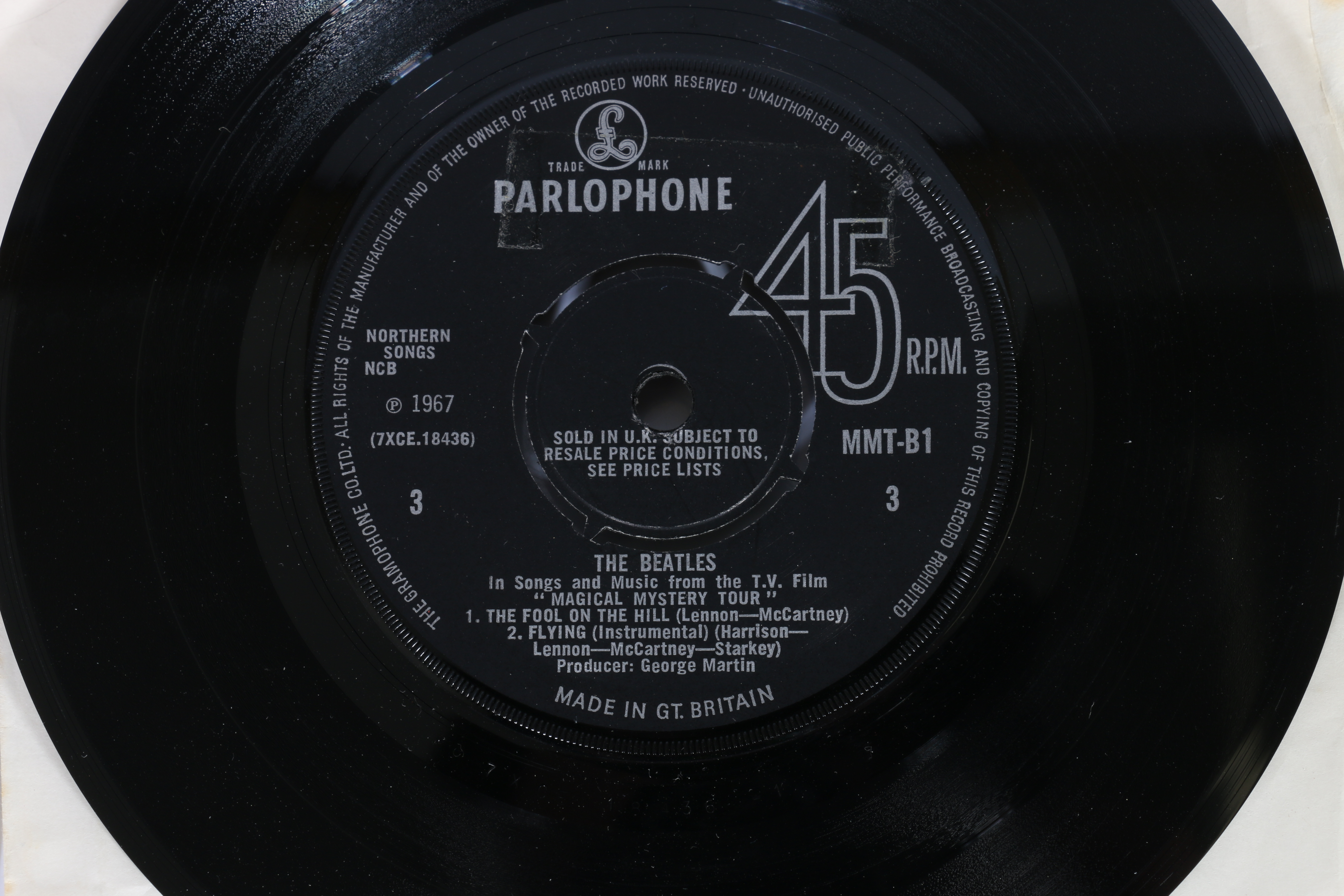 Beatles Magical Mystery Tour, matrix MMT-1 -1 -1 -1 -2 (early pressing) - Image 6 of 7