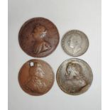 Britain. Collection of 18th-19th century commemorative medals. To include a pierced George I