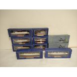 Quantity of Atlas Editions model ships. To include RMS Queen Mary, RMS Titanic, RMS Lusitania, HMS