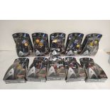 Collection of ten, boxed Star Trek 6" figures by Playmates Toys, to include Spock, Pike, Nero,