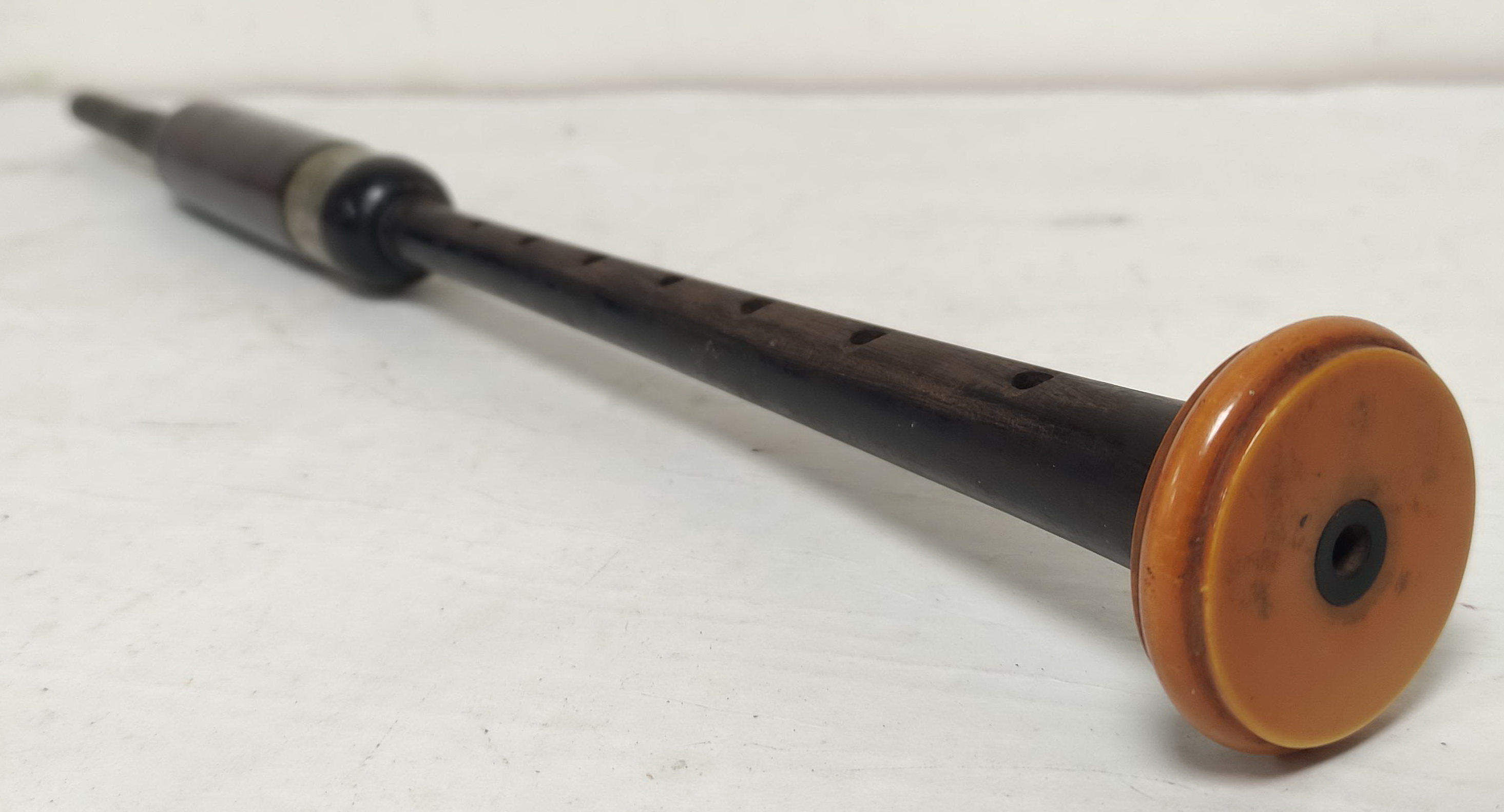 Antique rosewood chanter by R.G Hardie of Glasgow. - Image 2 of 6