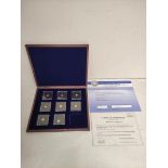 .585 gold "Diana Portraits of a Princess" coin set by the Windsor Mint. Comprising of eight 0.5g