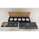 Australia. 2006 Perth Mint Discover Australia five oz limited edition silver coin set no 7438/