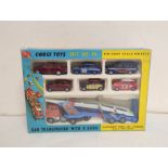 Corgi Toys 1960s Gift Set No 4 Car Transporter With Six Cars complete with original box. Excellent