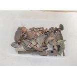 Collection of bronze and iron artifacts dating mostly from late medieval-20th century. To include