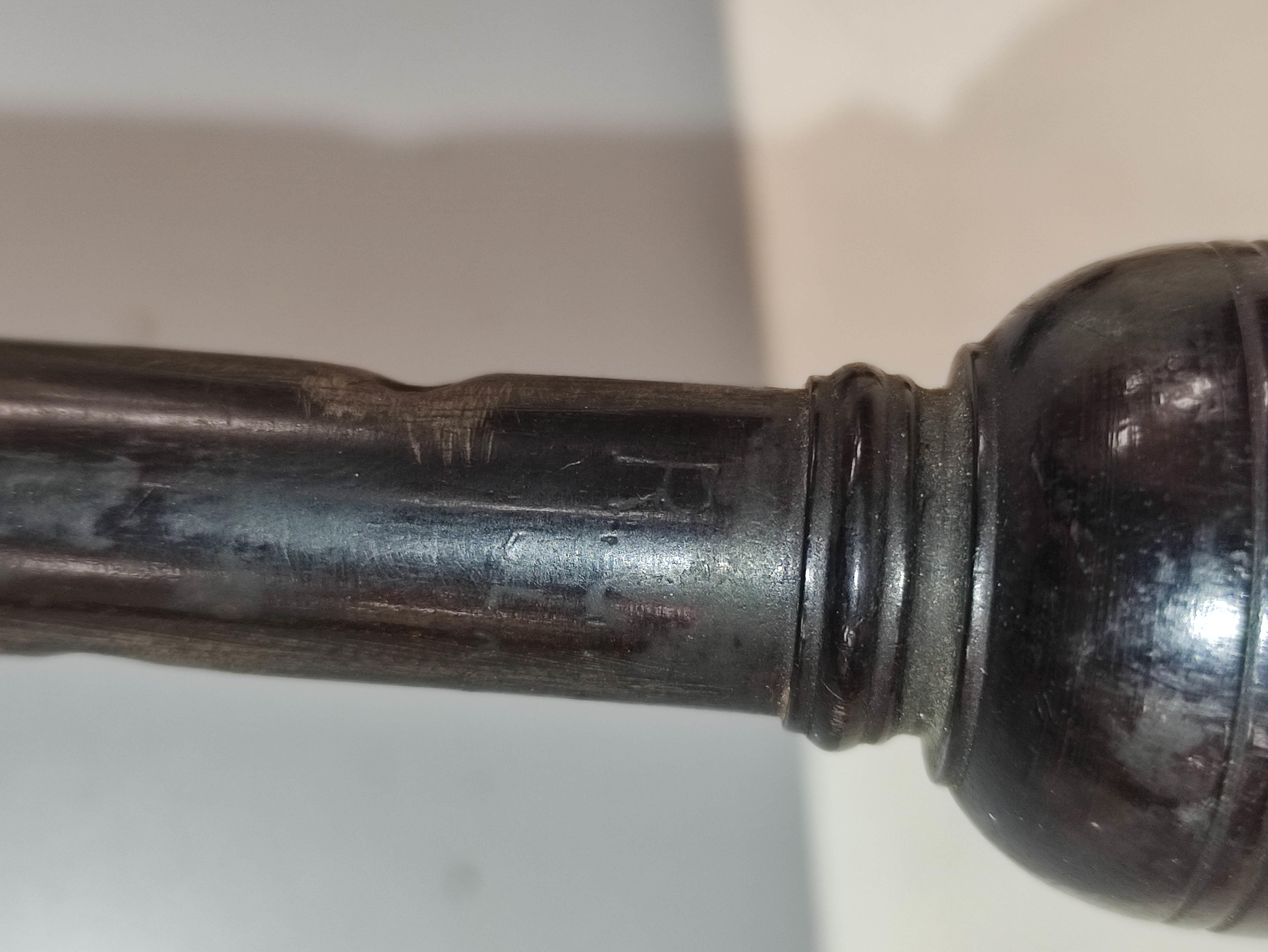 Antique rosewood chanter by R.G Hardie of Glasgow. - Image 5 of 6