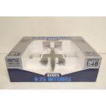 1:48 scale Franklin Mint Armour Collection boxed diecast B25 Mitchell airplane (98183). Ex shop