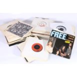 Collection of singles to include Status Quo, Slade, David Bowie, Beatles and Beatles related, Free