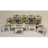 Collection of 33 boxed Lledo Days Gone collector's cars to include boxed Whisky Trail vehicles.