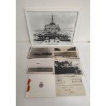 WW2 Naval Photographs. A collection of personal photographs taken aboard HMS Rodney during active