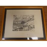 WAINWRIGHT A.  4 prints, each signed by Wainwright: Langdale Pikes; Ashness Bridge; Derwentwater &