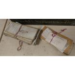 Documents & Ephemera - Scotland - Dumfries & Galloway.  Large Victorian tin deed box containing