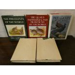 BEEBE WILLIAM.  Pheasants, Their Lives & Homes. 2 vols. Col. frontis & plates & other illus. Quarto.