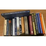 FOLIO SOCIETY.  17 various vols., mainly in slip cases.