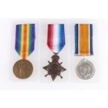 Medals of S7504 Lance Corporal William Alcock of the 10th Battalion Argyll and Sutherland