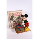 Mickey The Musician 'I Play the Xylophone' clockwork automaton by Louis Marx and Co Ltd of