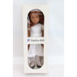 Trendon Limited of Stockport Sasha Doll 108 Sasha Redhead White Dress doll, 433-778 boxed, the box