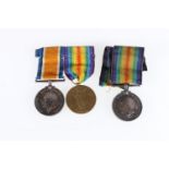 Medals of 127226 Private J Wilson of the Machine Gun Corps comprising WWI war medal and Victory