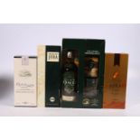 Four bottles of single malt Scotch whisky including DALWHINNIE 15 year old 43% abv 75cl, GLEN ORD 12