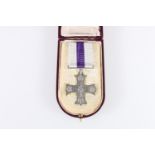 British Military Cross with King George V GRI cypher (1914-30 variety), the reverse engraved 'SEC