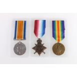Medals of S11220 Private Joseph Malcolm of the 9th Battalion Black Watch (Royal Highlanders) who